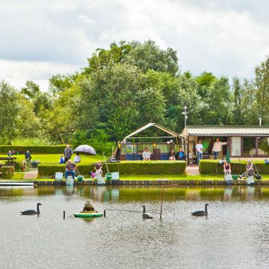 Visvijver in De Schorre